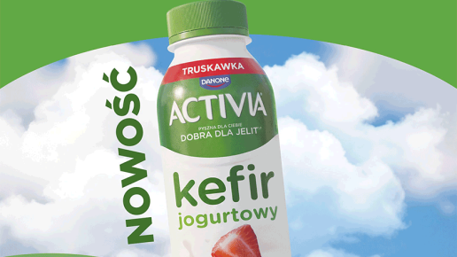 Nowość w segmencie – Danone wprowadza Activia Kefir Jogurtowy
