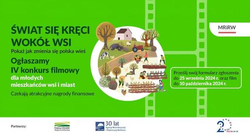 Pokaż, jak zmienia się polska wieś! Konkurs filmowy „Świat się kręci wokół wsi”