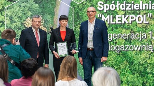 Mlekpol wyróżniony w konkursie Stena Circular Economy Award – Lider Gospodarki Obiegu Zamkniętego