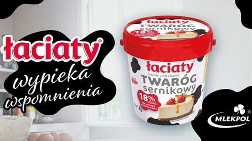 Twaróg sernikowy Łaciaty. Nowość od Mlekpolu