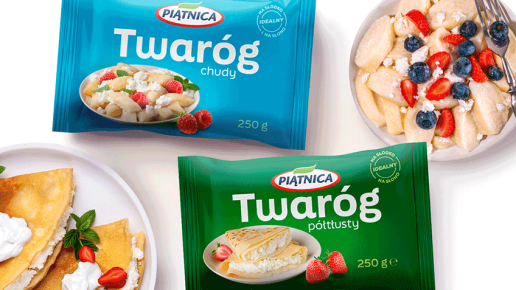 Piątnica promuje twarogi. Nowość w kostce i bestsellerowy klinek w kampanii ogólnopolskiej