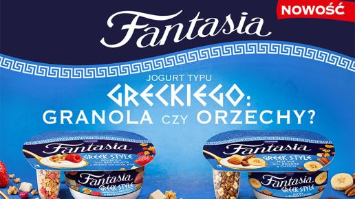 Fantasia wprowadza pierwszy jogurt typu greckiego w portfolio. Nowość marki odpowiada na obecne trendy żywieniowe