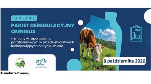 Bezpłatne szkolenie online pt.: "Pakiet deregulacyjny OMNIBUS