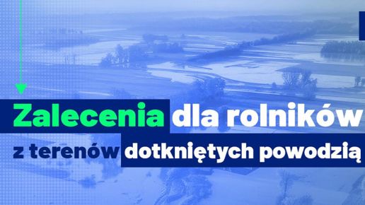 Zalecenia dla rolników z terenów dotkniętych powodzią