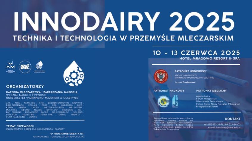Zaproszenie na INNODAIRY 2025