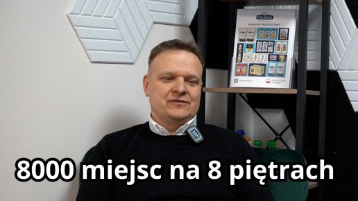 8000 miejsc paletowych na 8 piętrach