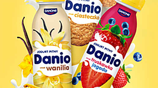 Nowość od Danio – najbardziej kremowy jogurt pitny na rynku
