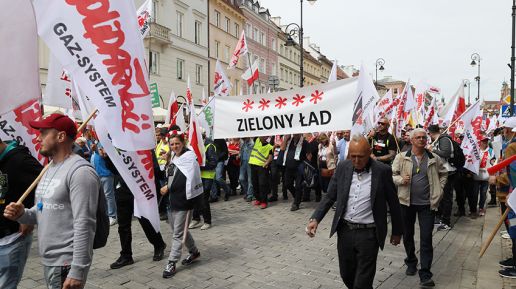 Protest rolnikow w Warszawie