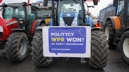Protest rolników w Gończycach