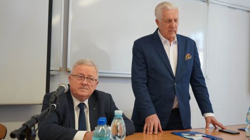 Waldemar Broś z Ministrem Rolnictwa i Rozwoju Wsi Czesławem Siekierskim